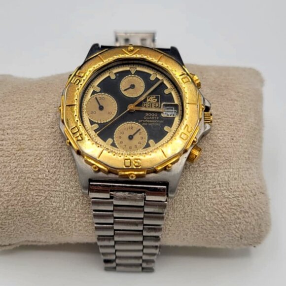 TAG Heuer 3000 Chronograph Debuis-Depraz Module 236.006 1980-1989 Men's Rare - Picture 4 of 13